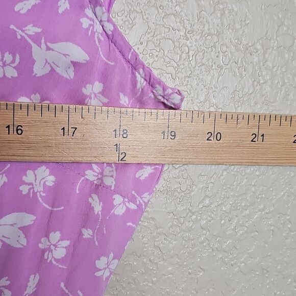 J. Crew Lilac Purple Faux Wrap Ruffled Mini dress 6 - Picture 10 of 11